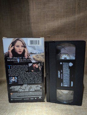 1-23 Contact VHS (1997 Warner Home Video) Jodie Foster, Matthew McConaughey