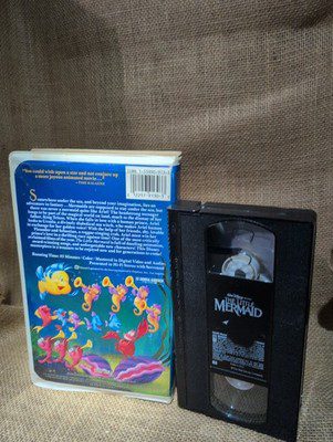 1-71 Disney The Little Mermaid (VHS, 1989) Original Band Case